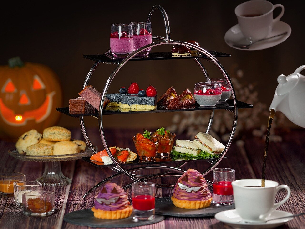 halloween afternoon tea